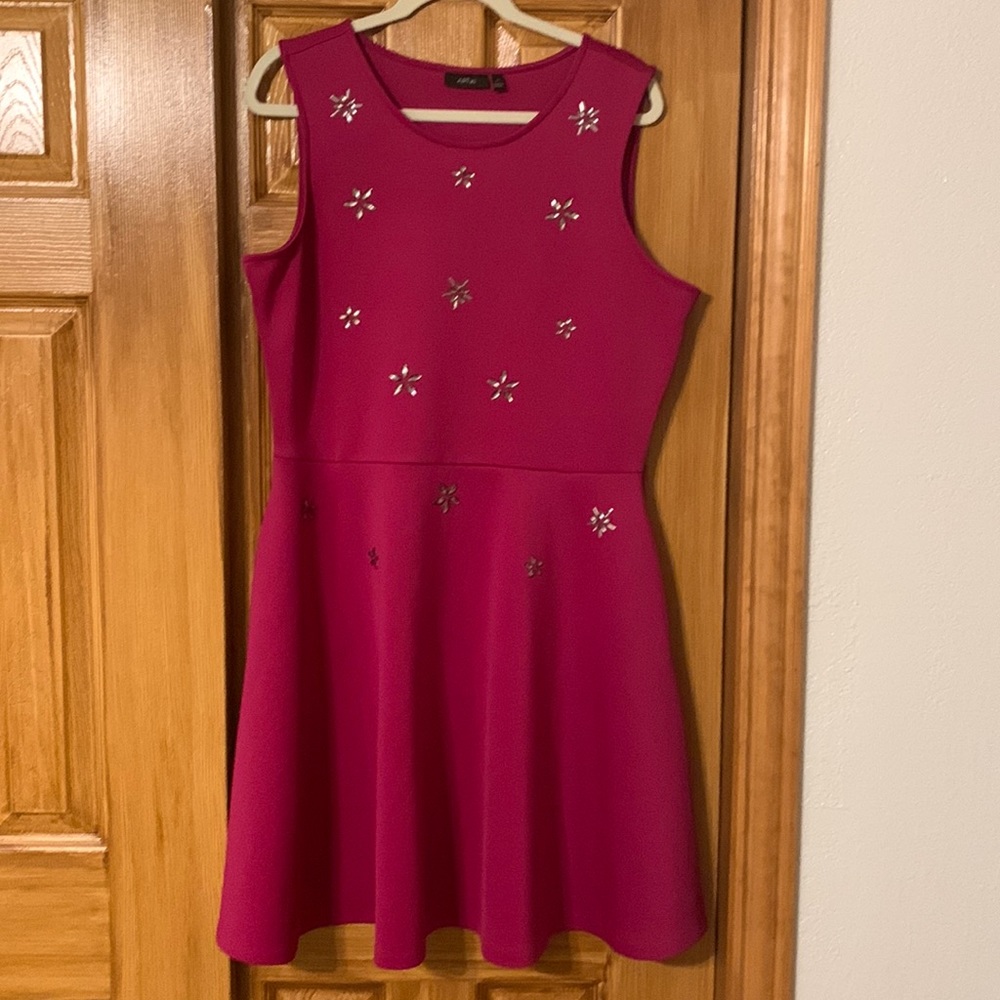 Embellished Stretch Dress
